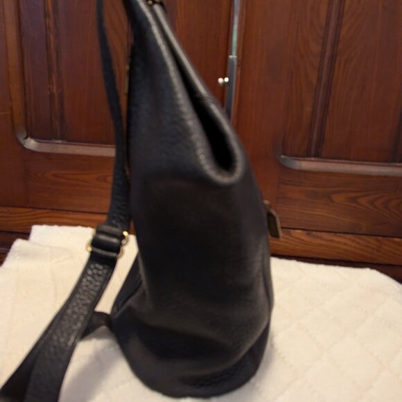 VINTAGE COACH Sonoma FlatPack Backpack Crossbody in Black Leather 4917 - Picture 5 of 11